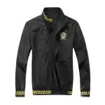 veste longue versace homme paris broderie medusa logo noir